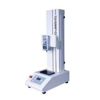 Shimpo FGS 100E Steel Low Speed Motorized Force Test Stand, LCD Display, +/ 5% Accuracy, 32 to 113 Degrees F Temperature Range, 3.66" Width x 5.91" Height: Force Gauges: Industrial & Scientific