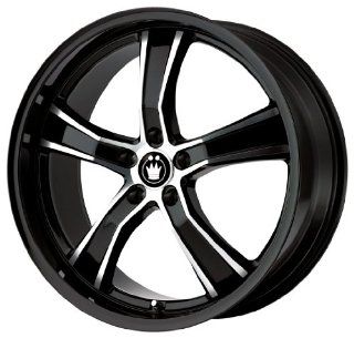 Konig Airstrike Gloss Black Machined Wheel (18x8"/5x112mm) Automotive