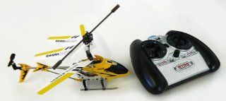 S107G Metal Series 3 Channels Infrared RC Mini Helicopter: Toys & Games