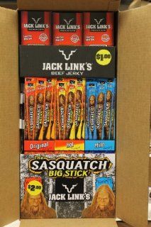 Jack Link's Beef Jerky Variety Display Case (108 Total Packages) : Jerky And Dried Meats : Grocery & Gourmet Food