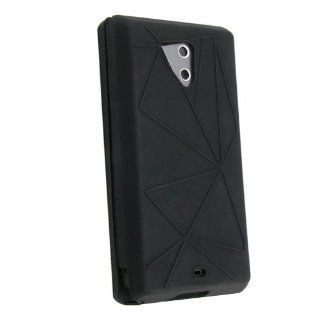 HTC Fuze / Touch Pro GSM (AT&T) Black Premium Silicone Skin Case Cover: Cell Phones & Accessories