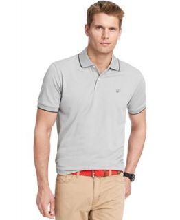 Izod Shirt, Short Sleeve Tipped Collar Performance Polo   Polos   Men