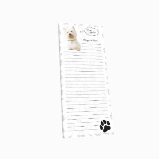 Westie Magnetic List Pad, Got Yo Gifts, MLPD106 : Blank Postcards : Office Products