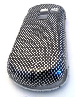 Samsung R455c Straight Talk Black Carbon Fiber Gloss HARD Design Case Skin Cover Protector: Cell Phones & Accessories