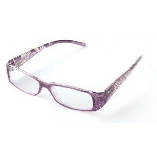 Vision Concepts CE106 1.5 ComputerEyed Computer Reading Glasses   Purple Frame with Rhinestones, Positive 1.5 Reading Power Health & Personal Care