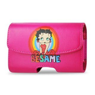 Reiko DHP102A TREO650B16 Durably Crafted Premium Horizontal Betty Boop Pouch for Palm Treo 650   1 Pack   Retail Packaging   Pink: Cell Phones & Accessories