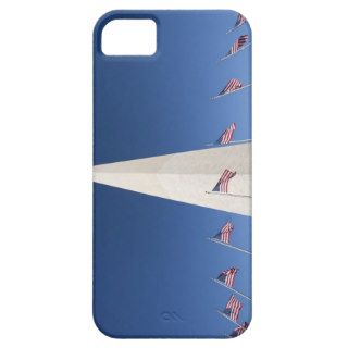 Washington Monument surrounded by American flags iPhone 5 Cover