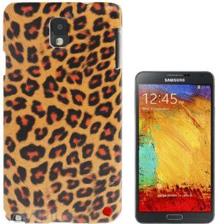Generic Yellowish Brown Leopard Pattern Skinning Plastic Hard Case Cover for Samsung Galaxy Note 3 / N9000: Cell Phones & Accessories