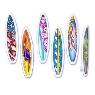 Surfboard Cake Decorations and Cupcake Toppers   24 pcs: Toys & Games