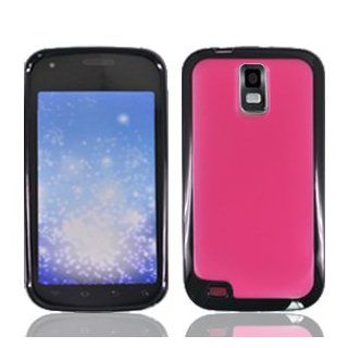 Pink Black Softgrip Hybrid TPU Gel Case for Samsung Galaxy S2 T Mobile (Hercules T989) +Stylus: Cell Phones & Accessories