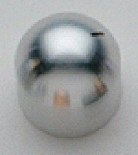2 Satin Chrome Bullet Knobs Push On fits Mini Pots Allparts MK 3306 011: Musical Instruments