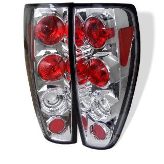 Chevy Colorado 04 05 06 07 08 09 10 Altezza Tail Lights + Hi Power White LED Backup Lights   Chrome (Pair): Automotive