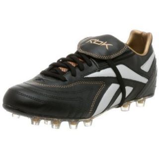 Reebok Men's Integrity 07 Plus MS Soccer Cleat, Black/Silver/Gold, 12 M: Shoes
