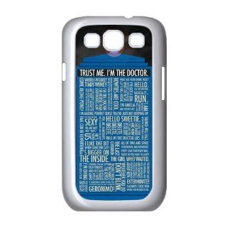 Doctor Who Samsung Galaxy S3 I9300 Cover Case Slim fit Durable Samsung Galaxy S3 I9300 Fitted Case S3DWLK05: Cell Phones & Accessories