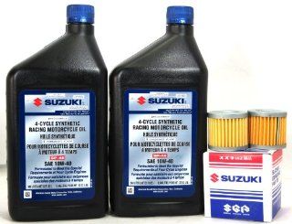 1982 1983 Suzuki GN125 Full Synthetic Oil Change Kit: Automotive