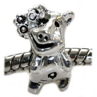 " Miss Piggy Charm " Top Quality Charm Fits Pandora Chamilia Kay's Troll European Story Charm Bracelets: Bead Charms: Jewelry