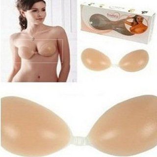Invisible Silicone Self Adhesive Strapless Bra Reusable Cup A: Beauty