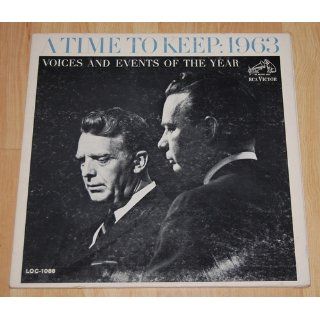 CHET HUNTLEY AND DAVID BRINKLEY: A TIME TO KEEP: 1963   VOICES AND EVENTS OF THE YEAR (LP Record): David and Huntley, Chet Brinkley: Books