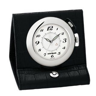 Montblanc Mini Leather Quartz Travel 9676 45 Stainless Steel Case Men's Quartz Watch Watches