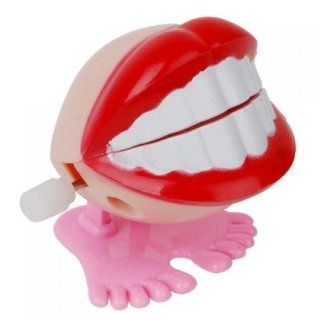Wind Up Smile Teeth Hopping Toy: Sports & Outdoors