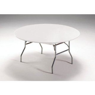 Shop Creative Converting 37200 White Plastic Tablecover Stay Put 60" Round Solid (12pks Case) at the  Home Dcor Store