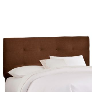 Dolce Buton Tufted Linen Headboard   Cho