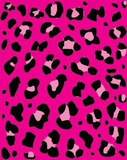 LEOPARD PRINT PATTERN Pink and Black Vinyl Decal Sheets 12"x12" Stickers x3 Great for Scrapbooking!: Everything Else