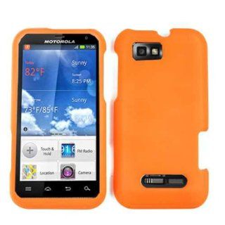 ACCESSORY HARD PROTECTOR CASE COVER FOR MOTOROLA DEFY XT556 FLUORESCENT ORANGE: Cell Phones & Accessories