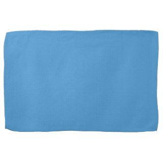 Celestial Blue Traditional Color Design Hand Towels
