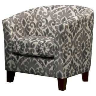 Skyline Accent Chair: Upholstered Chair: Portland Tub Chair   Charcoal Gray