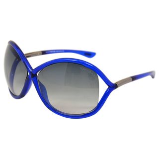 Tom Ford Womens Ft0009/s Whitney 90b Shiny Blue Sunglasses