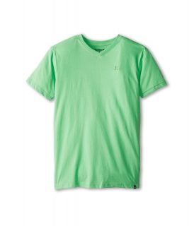 Hurley Kids Icon Premium Heather Tee Boys Short Sleeve Pullover (Green)