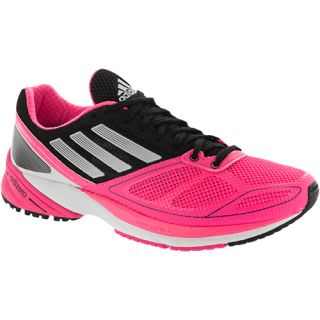 adidas adiZero Tempo 6: adidas Womens Running Shoes Neon Pink/Running White/Bla