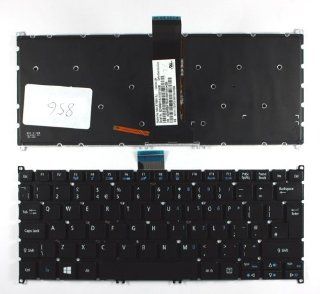 Acer Aspire V5 122P Backlit Black Windows 8 UK Replacement Laptop Keyboard: Computers & Accessories