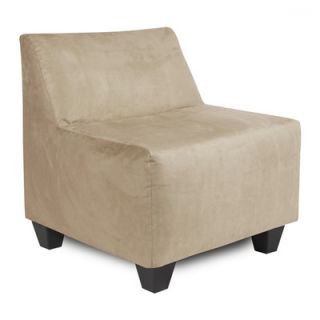 Howard Elliott Pod Microsuede Slipper Chair 823 Color: Sandstone