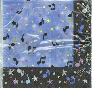 Show Time Musical Note Music Theme Party Ideas Beverage Napkins16pk: Toys & Games