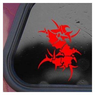 Sepultura Red Sticker Decal Rock Band Wall Laptop Die cut Red Sticker Decal   Decorative Wall Appliques  