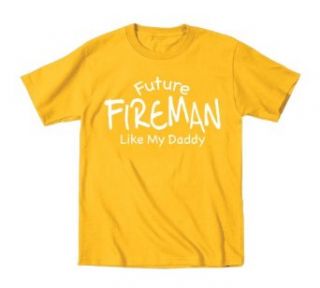 Kidteez Baby Girls Future Fireman Like My Daddy Shirt: Clothing