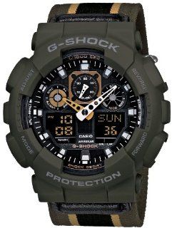 Casio G SHOCK Military Color Series Men's Watch GA 100MC 3AJF (Japan Import): Watches
