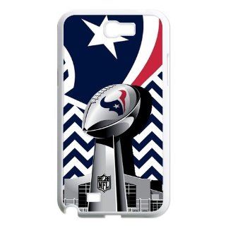 NFL Houston Texans Samsung Galaxy Note 2 N7100 Case Cover Chevron Pattern Houston Texans Galaxy Note 2 Cases Cell Phones & Accessories
