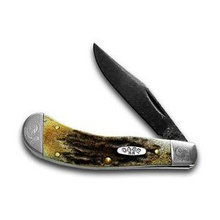 CASE XX Yellowhorse Genuine Stag Native Steel Saddlehorn 1/1 Pocket Knife Knives : Folding Camping Knives : Sports & Outdoors