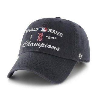 Boston Red Sox 2013 World Series 8 Times Champs 47 Brand Navy Adjustable Hat Cap : Sports Fan Baseball Caps : Sports & Outdoors