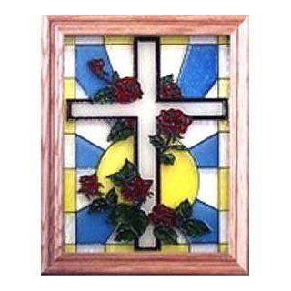 Hand Painted Easter Stained Glass Window: Grocery & Gourmet Food