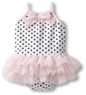 Kate Mack Baby Girls Infant Jenny Annie Dots Swim Ballerina Tank: Infant And Toddler One Piece Swimsuits: Clothing