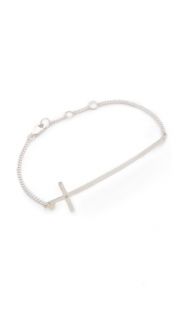 Jennifer Zeuner Jewelry Long Cross Bracelet