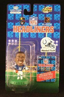 MARSHALL FAULK / INDIANAPOLIS COLTS * 3 INCH * 1996 NFL Headliners Football Collector Figure: Toys & Games