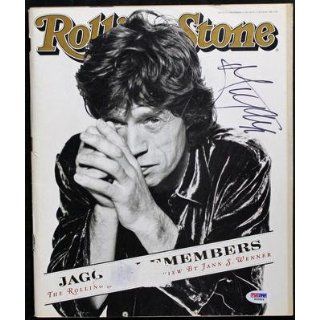 Mick Jagger The Rolling Stones Signed 1995 Rolling Stone Magazine Psa #s00804   Memorabilia: Mick Jagger: Entertainment Collectibles