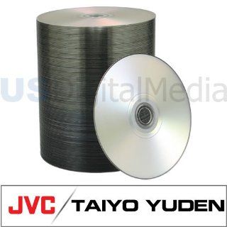 JVC/Taiyo Yuden DVD R Silver Inkjet Hub Printable 16x: Electronics