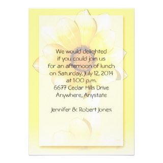 Gerber Daisy in Sunshine Custom Invitations