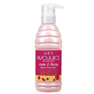 Opi Avojuice Skin Quenchers Cran and Berry Juicie Women Moisturizer, 6.6 Ounce : Opi Lotion Avojuice Cran : Beauty